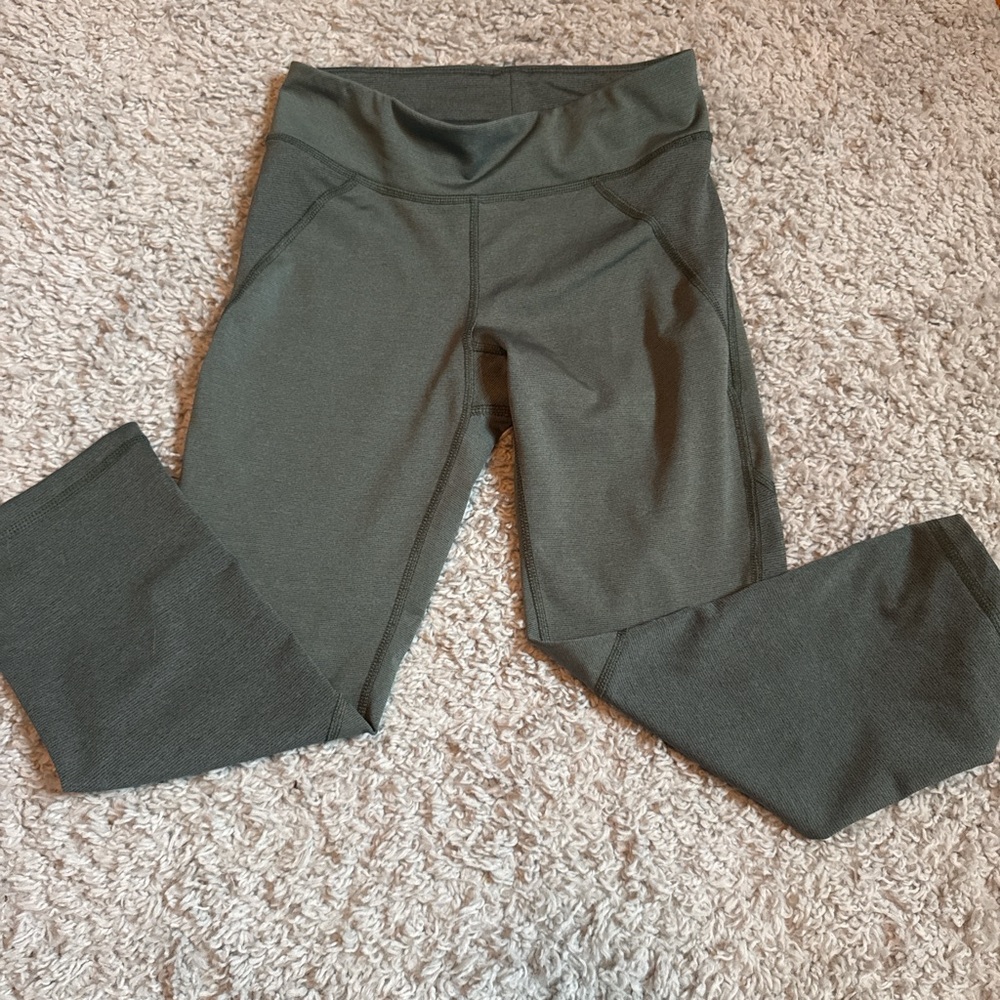 Aeropostale Green Leggings Fitted Elastic Waistband